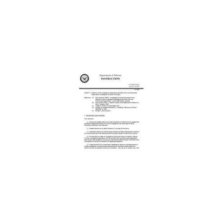 DOD DODI-5505.8
