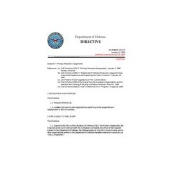 DOD DODD-1315.7