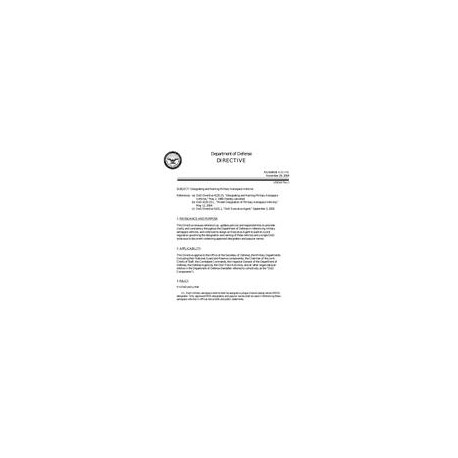 DOD DODD-4120.15E