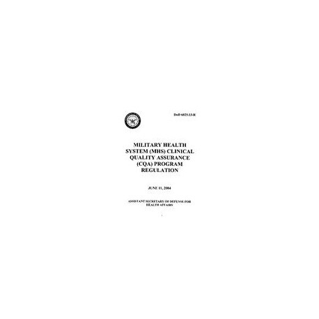 DOD DOD-6025.13-R
