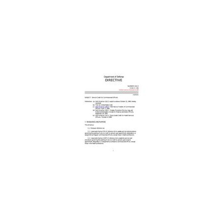 DOD DODD-1312.3