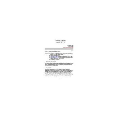 DOD DODD-1235.9