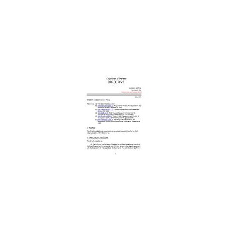 DOD DODD-1015.11