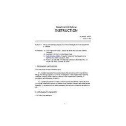 DOD DODI-5505.7