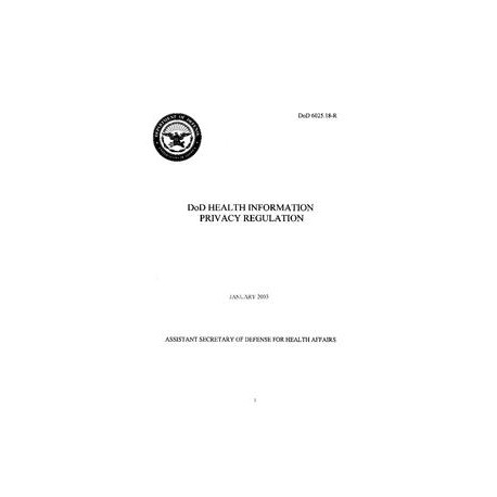DOD DOD-6025.18-R