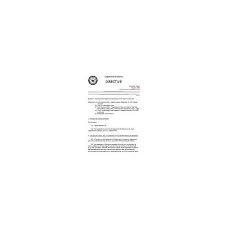 DOD DODD-5100.1