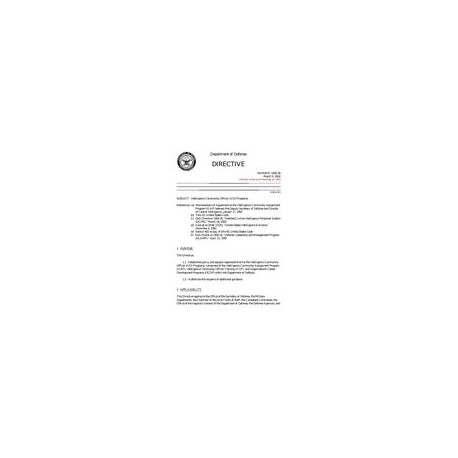 DOD DODD-1400.36
