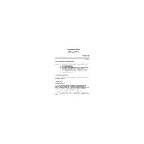 DOD DODD-1334.2