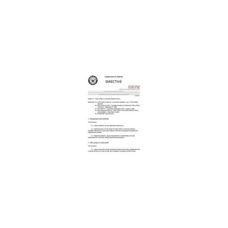 DOD DODD-5410.18