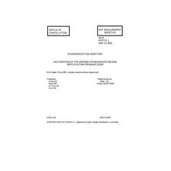 DOD SD-8 Notice 1 - Cancellation