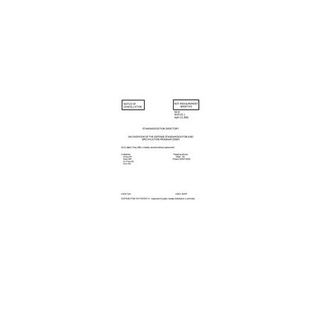 DOD SD-8 Notice 1 - Cancellation
