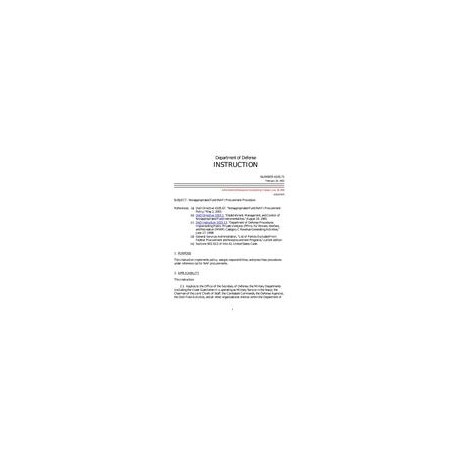 DOD DODI-4105.71