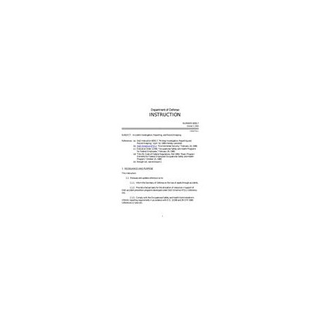 DOD DODI-6055.7
