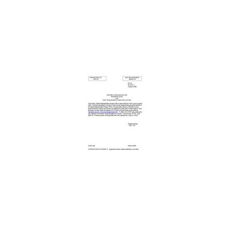 DOD SD-18 Notice 1 - Administrative