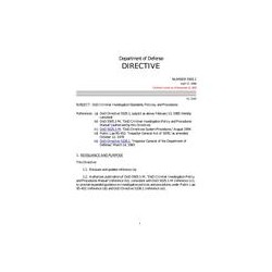 DOD DODD-5505.1