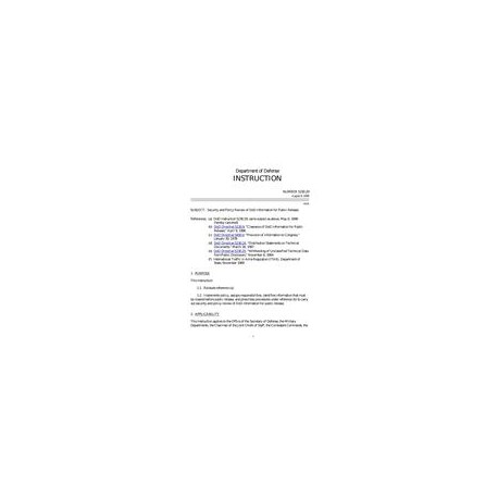 DOD DODI-5230.29