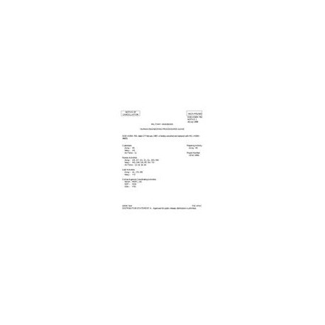 DOD DOD-HDBK-763 Notice 1 - Cancellation