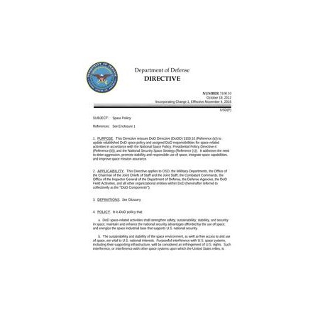 DOD DODD-3100.10