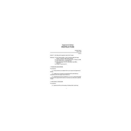 DOD DODI-6055.1