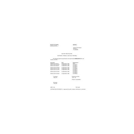DOD DOD-B-15072/10 Notice 1 - Cancellation
