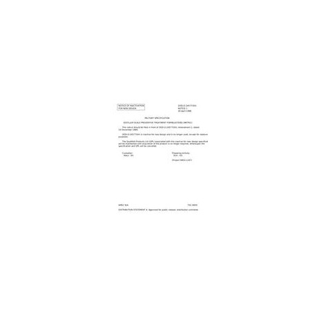 DOD DOD-D-24577 Notice 1 - Inactivation