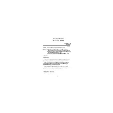 DOD DODI-4715.8