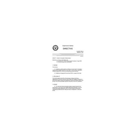 DOD DODD-3200.13