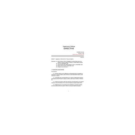DOD DODD-1332.18
