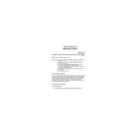 DOD DODI-6025.8