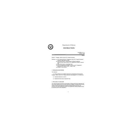 DOD DODI-5010.40
