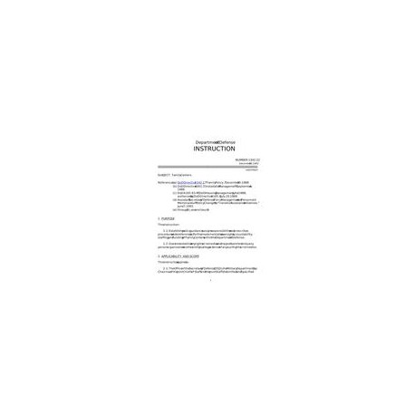 DOD DODI-1342.22