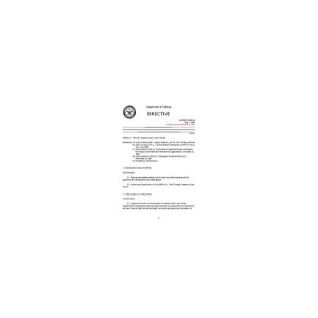 DOD DODD-4500.54