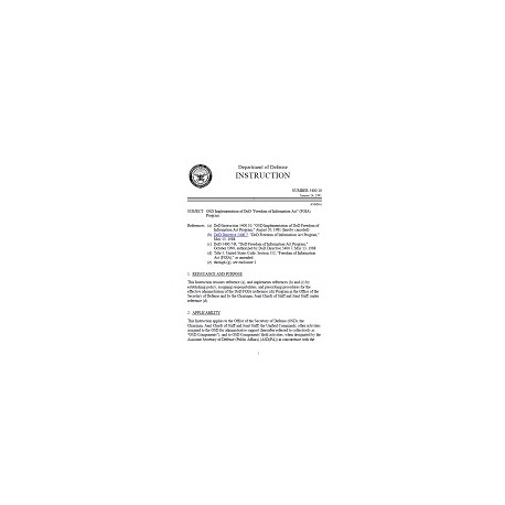 DOD DODI-5400.10