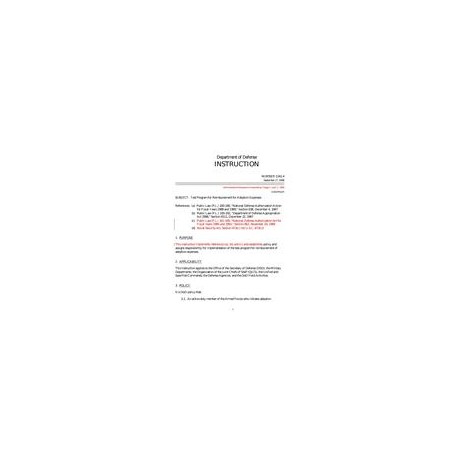 DOD DODI-1341.4