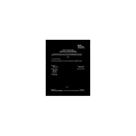 DOD DOD-P-63478 Amendment 1