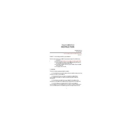 DOD DODI-6055.5