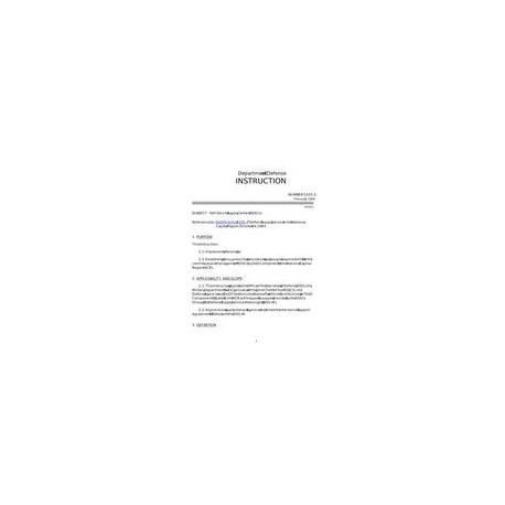 DOD DODI-5335.3