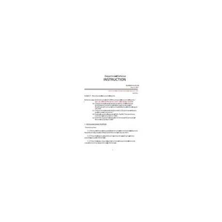 DOD DODI-4105.69