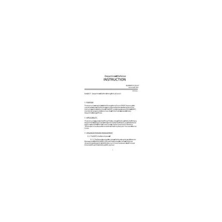 DOD DODI-5126.47