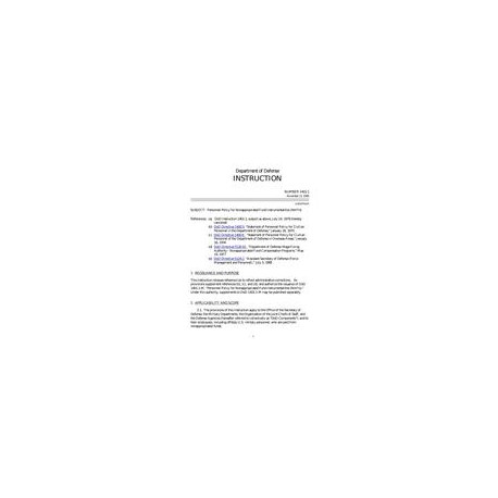 DOD DODI-1401.1