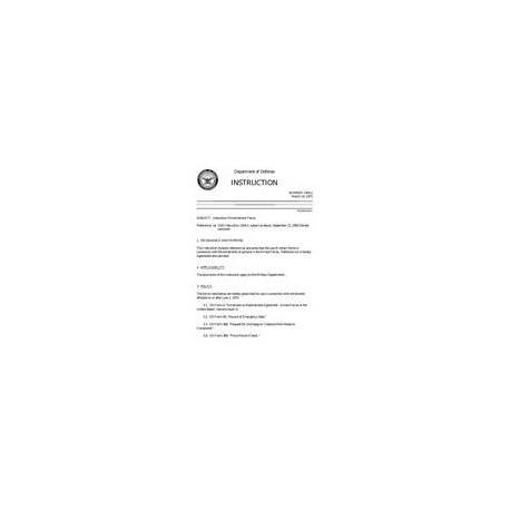 DOD DODI-1304.2