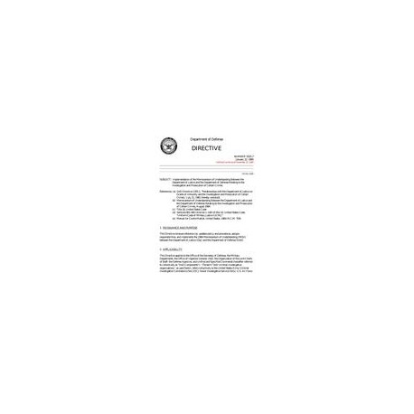 DOD DODD-5525.7