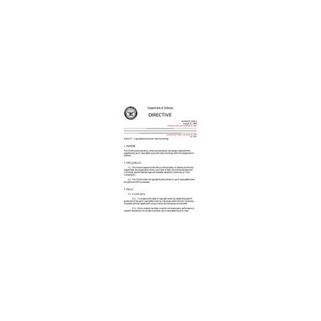 DOD DODD-5535.4