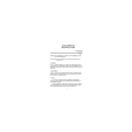 DOD DODI-6465.1