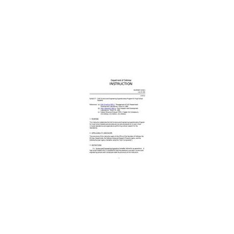 DOD DODI-3218.1