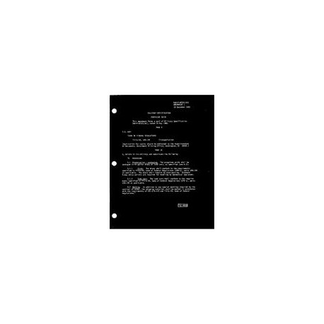 DOD DOD-P-85321 Amendment 1
