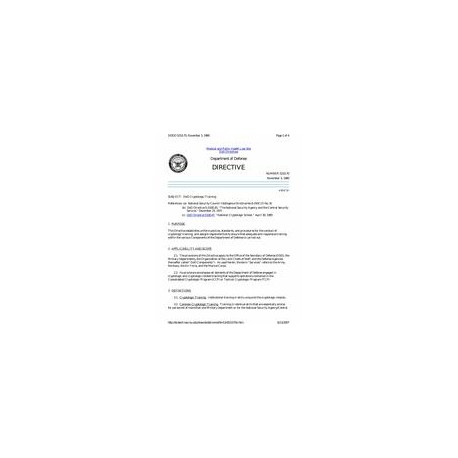 DOD DODD-5210.70