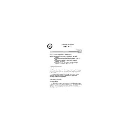DOD DODD-4275.5