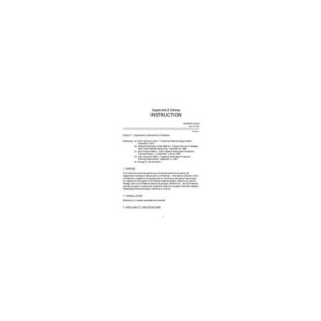 DOD DODI-4210.8