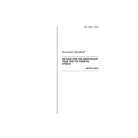 AS 1330-1974 [ Superseded ]